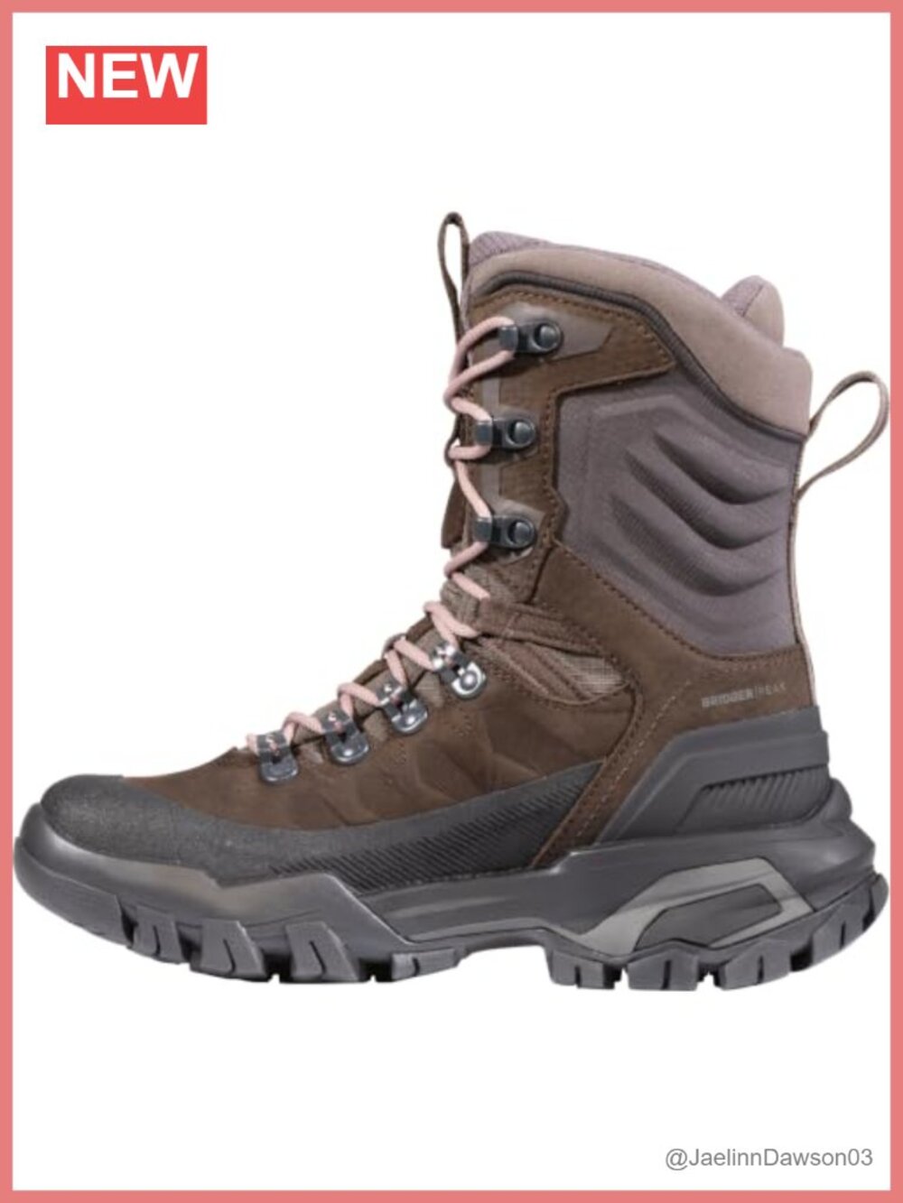 Leather Hiking Boots Waterproof Nubuck Vibram Traction